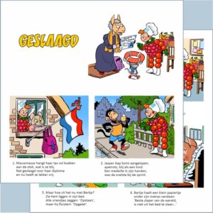 Flipje kaart geslaagd
