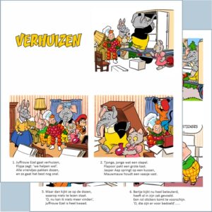 Flipje kaart verhuizing