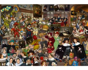 Illustratie Goliath: puzzel Rembrandt
