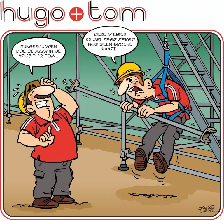 Hugo en Tom Hollander Techniek steiger