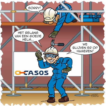 Casos Shell veiligheidskalender vallende voorwerpen