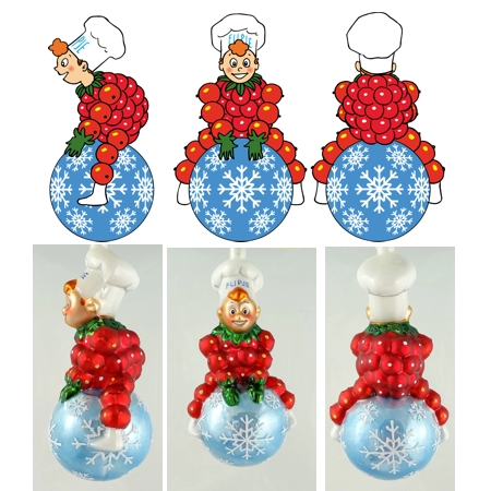Flipje kerstbal Arie van Vliet 1