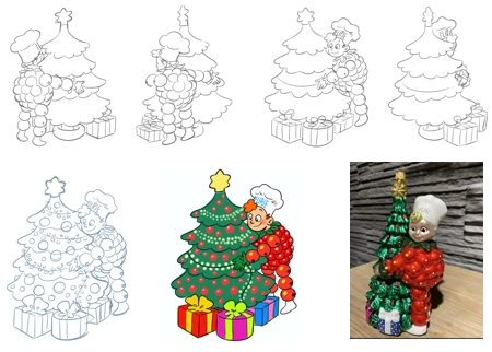 Flipje kerstbal Arie van Vliet 4