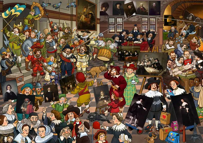 Goliath puzzel Rembrandt Arie van Vliet