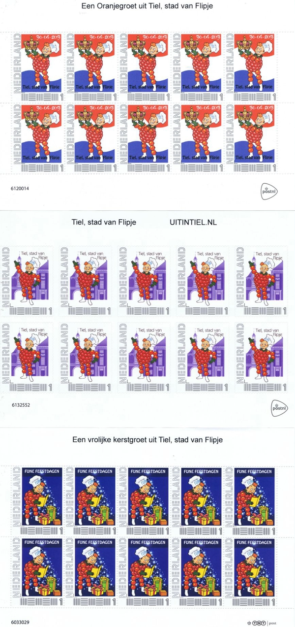 Flipje postzegels Arie van Vliet 2